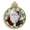Wonderland Crafts Snowman & Santa Ball Ornament Bead Embroidery Kit